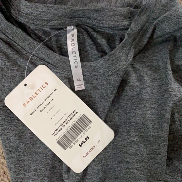 Fabletics grey Crop Top size XL - Picture 4 of 4